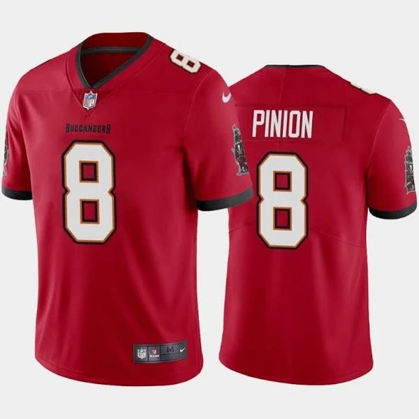 Men Tampa Bay Buccaneers #8 Bradley Pinion Nike Red Vapor Limited NFL Jersey